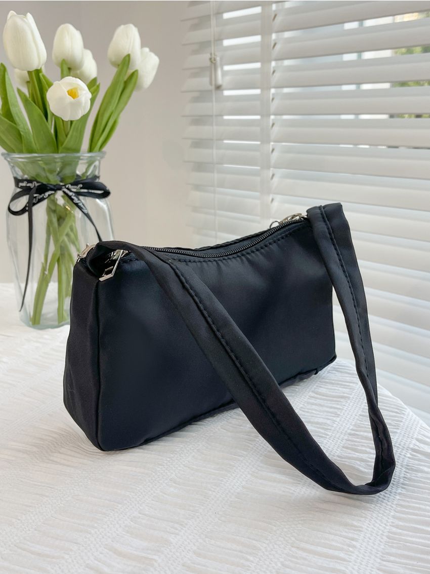 Mini Chain & Butterfly Decor Square Bag