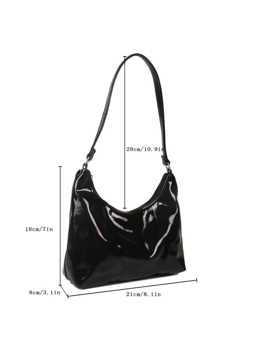 Mini Patent Shoulder Bag