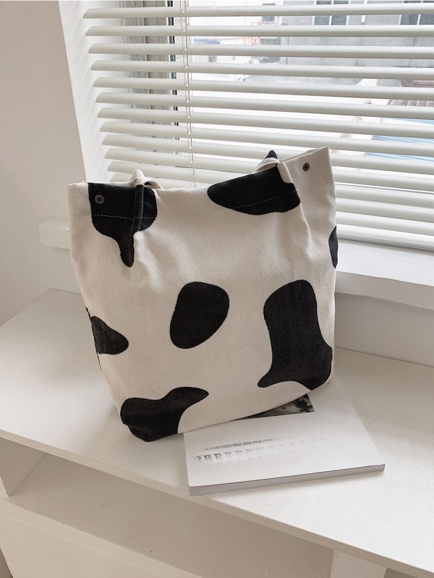 Cow Print Shopper Bag