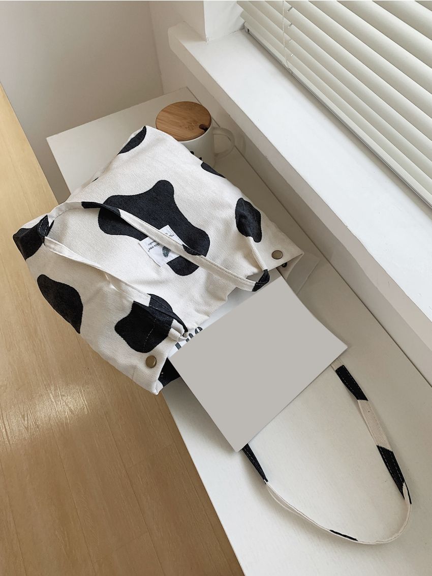 Cow Print Shopper Bag