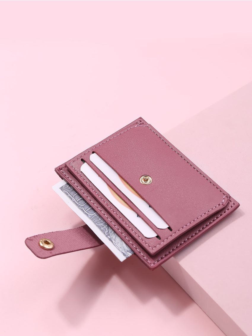 Snap Button Card Holder