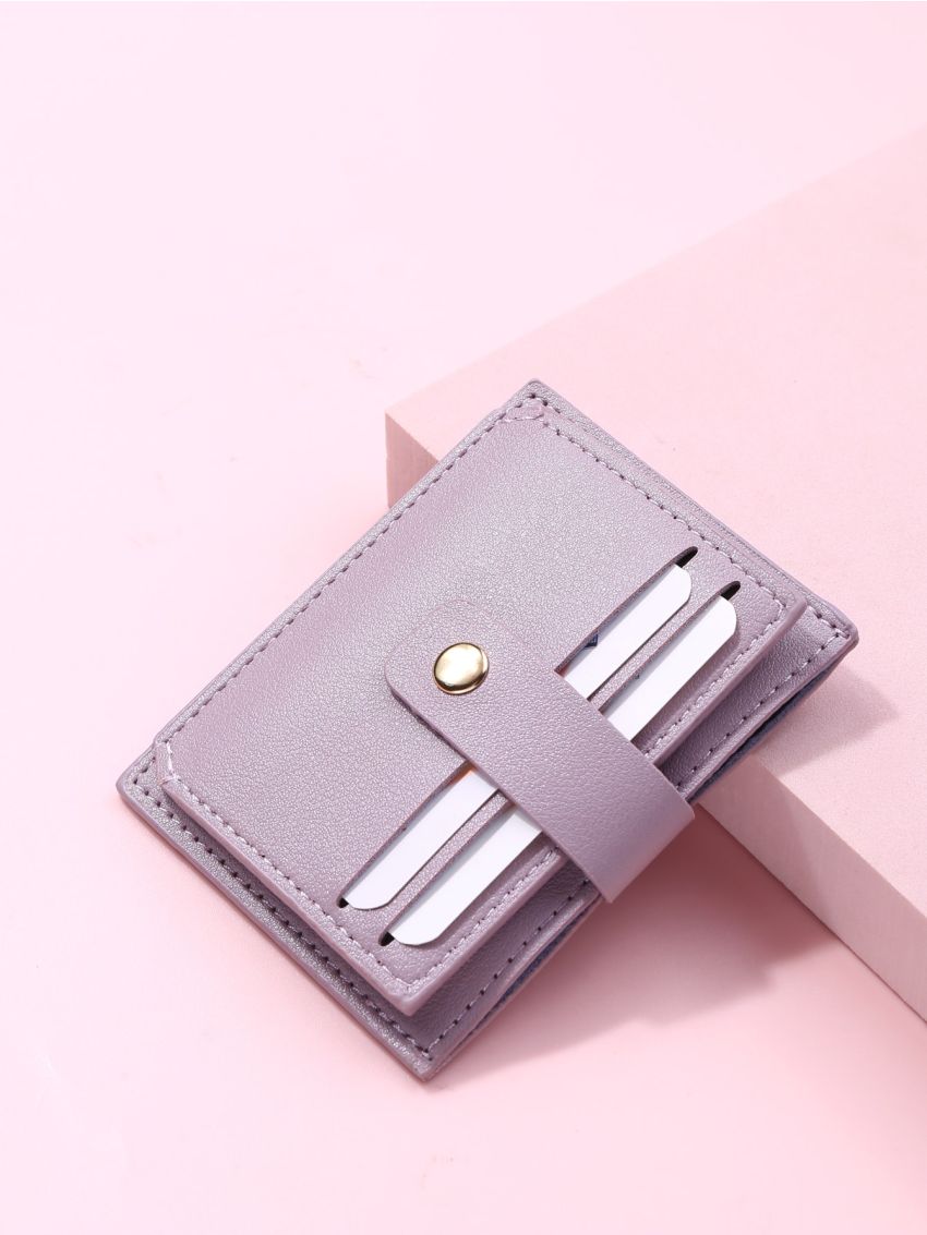 Snap Button Card Holder