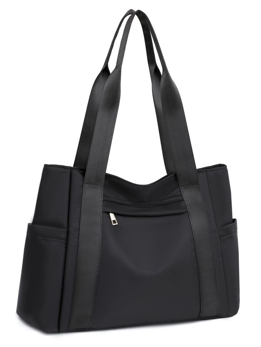 Pocket Front Tote Bag