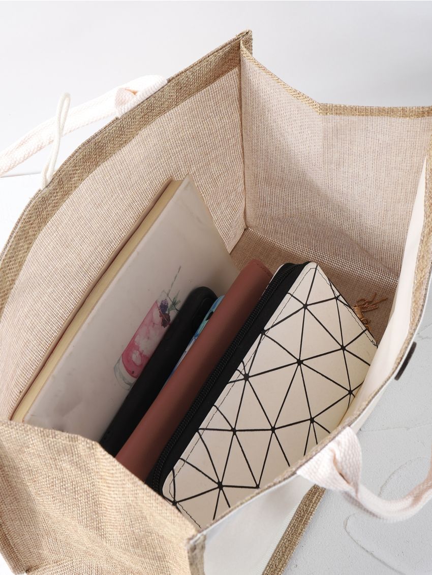 Watermelon & Letter Graphic Shopper Bag