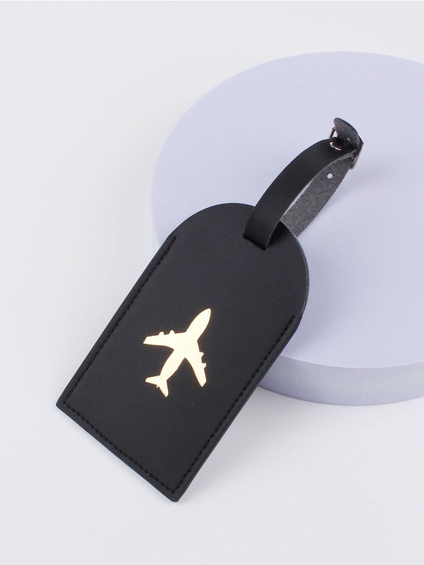 Plane Print Luggage Tag