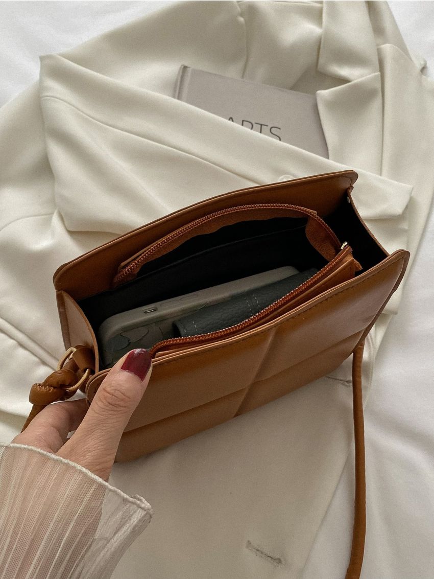 Mini Embossed Detail Square Bag