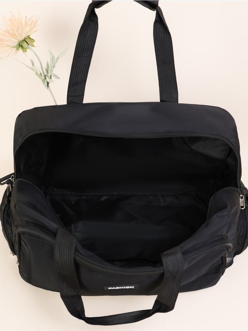 Men Letter Patch Decor Travel Bag