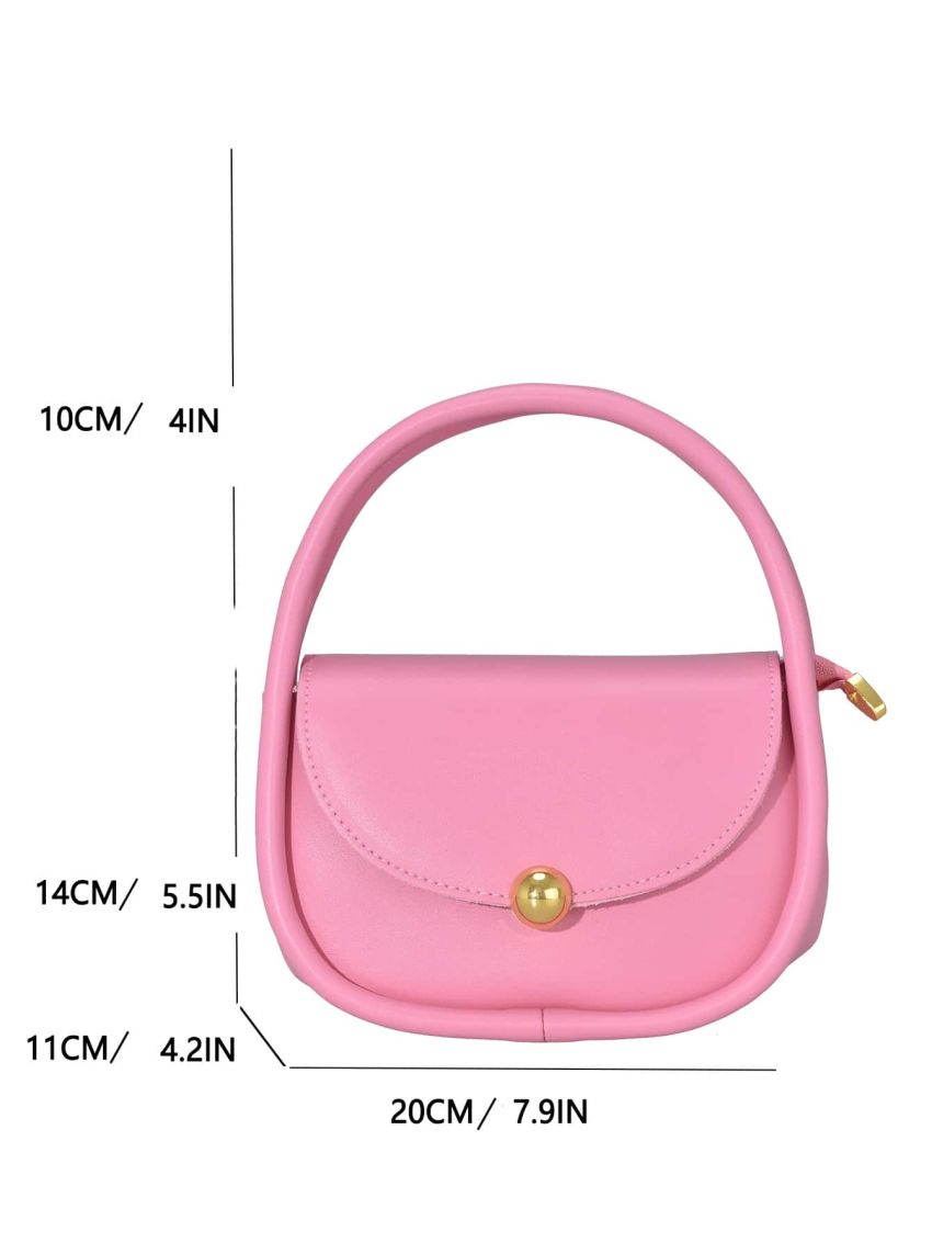 Mini Minimalist Flap Saddle Bag