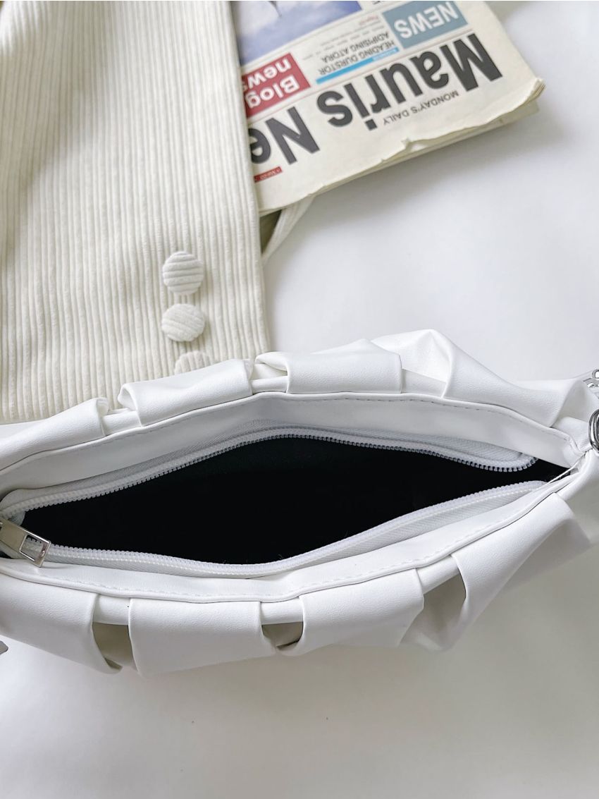 Minimalist Chain Ruched Bag