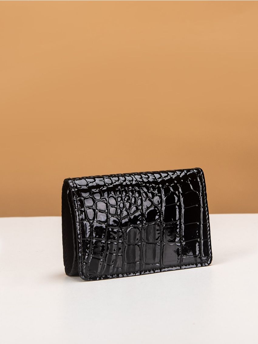 Crocodile Embossed Small Wallet