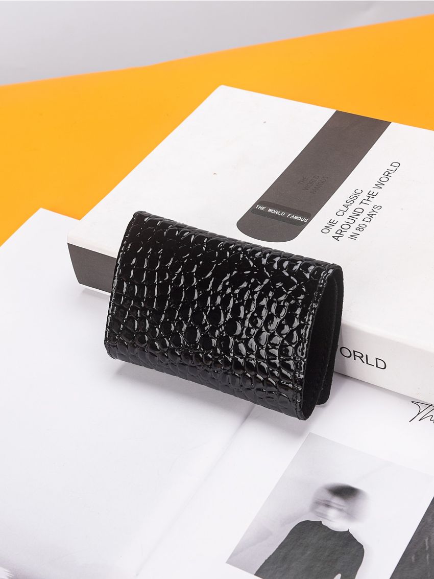 Crocodile Embossed Small Wallet