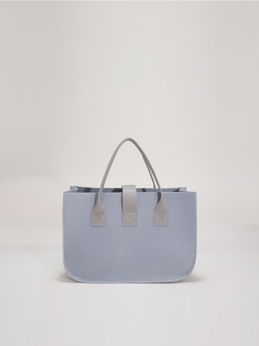 Minimalist Double Handle Shoulder Tote Bag