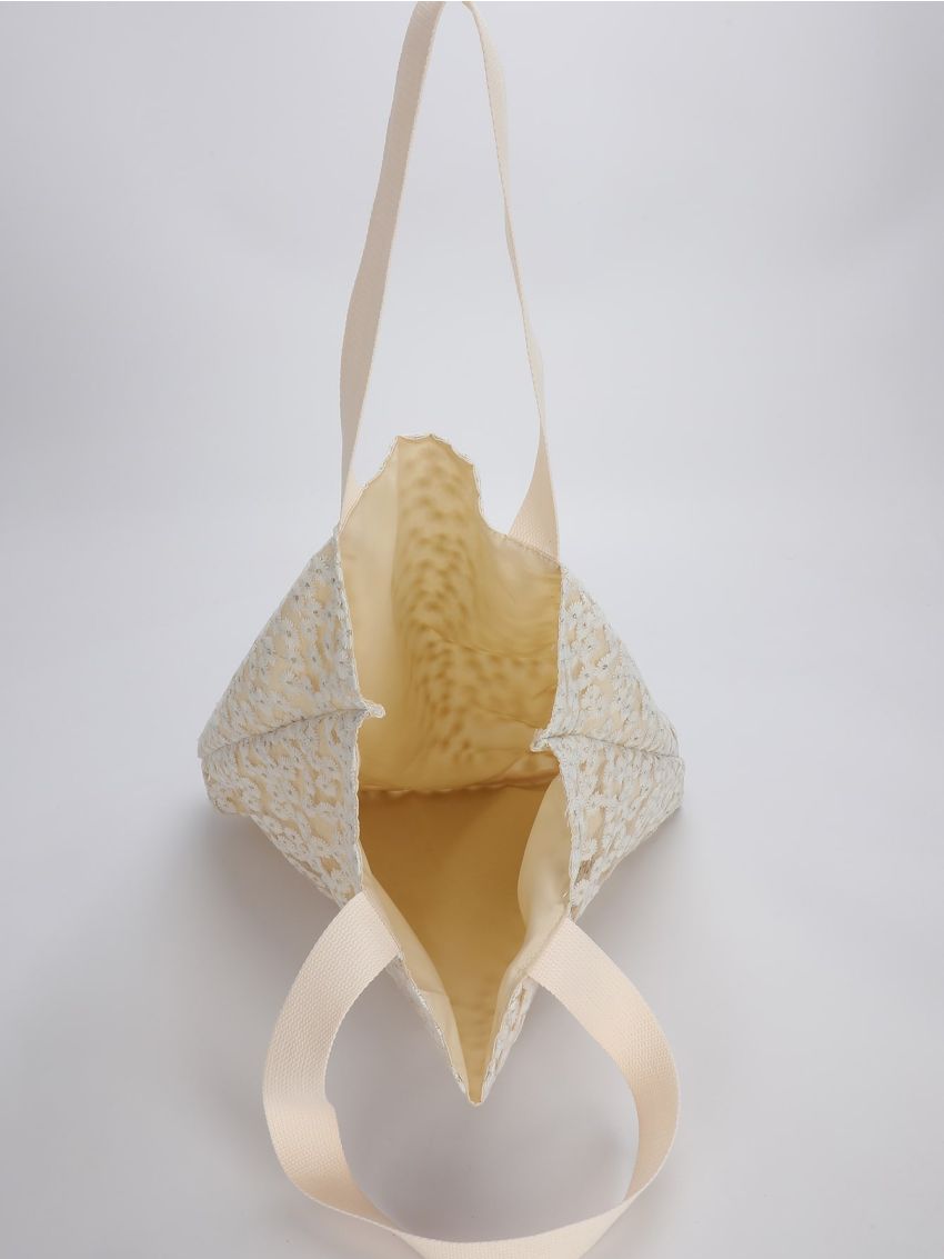 Floral Embroidered Shopper Bag