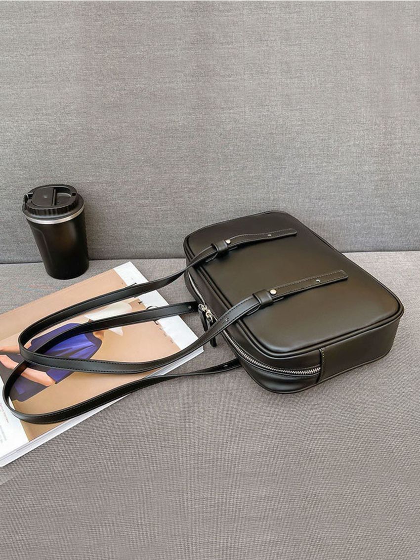 Minimalist Double Handle Square Bag