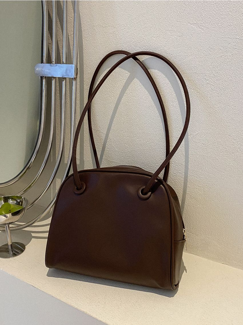 Minimalist Double Handle Square Bag