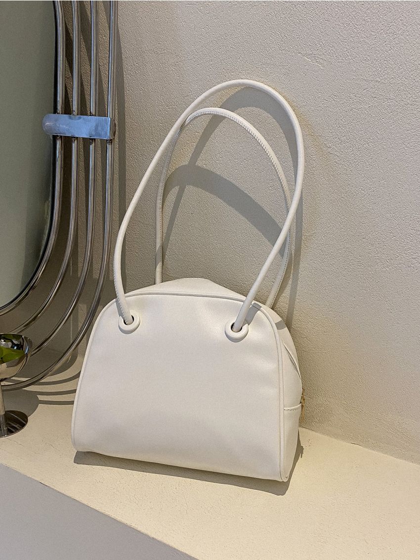 Minimalist Double Handle Square Bag