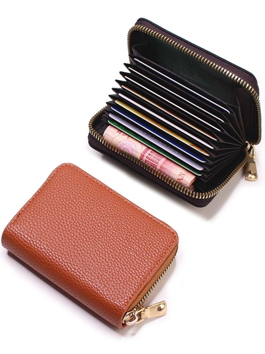 Litchi Embossed Card Holder