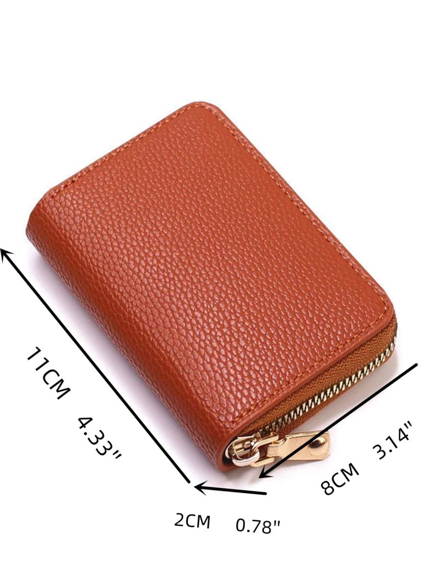 Litchi Embossed Card Holder