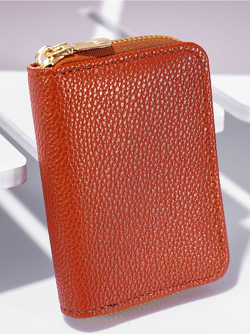 Litchi Embossed Card Holder