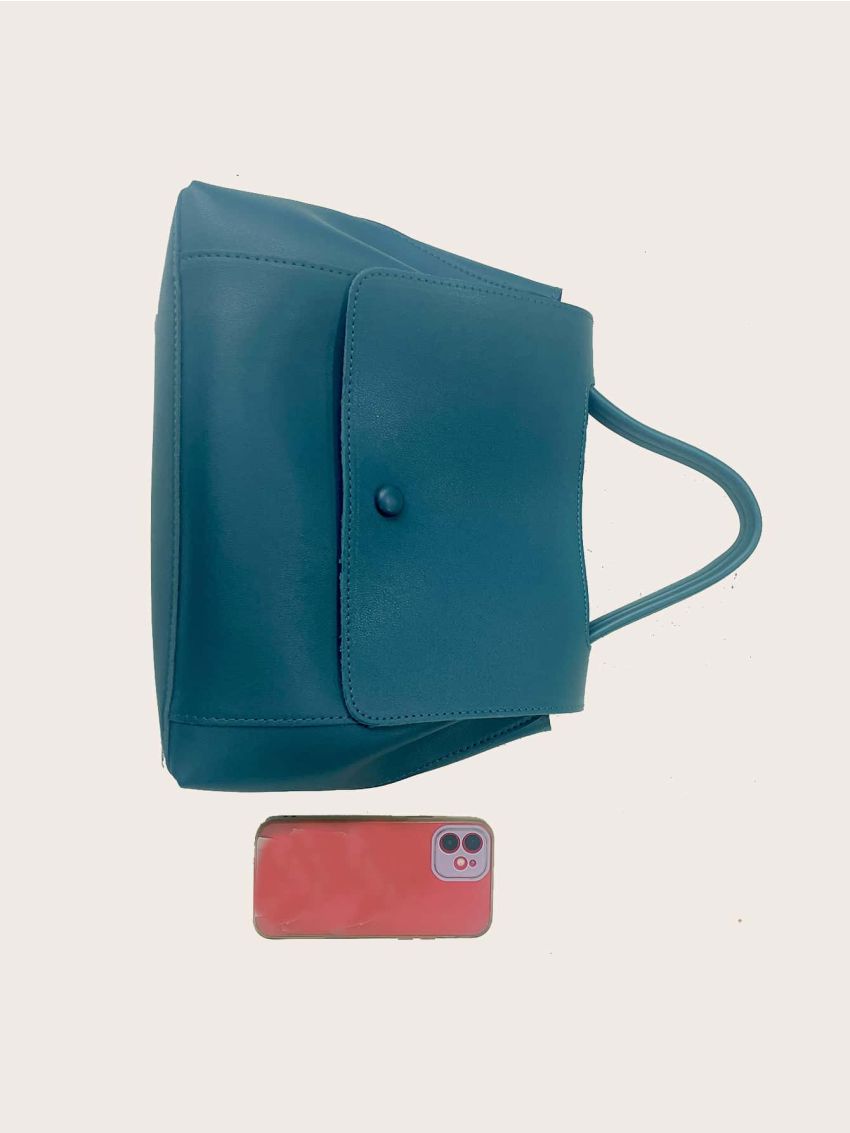 Minimalist Flap Satchel Bag