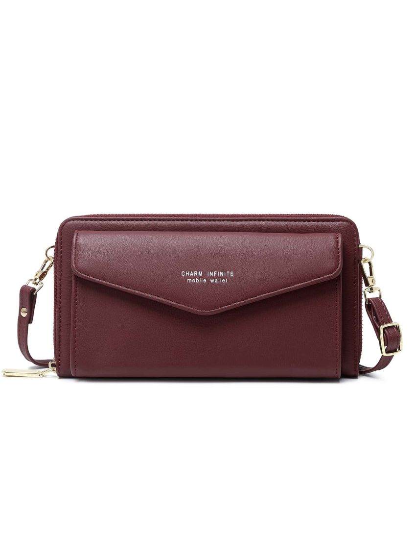 Letter Graphic Phone Wallet