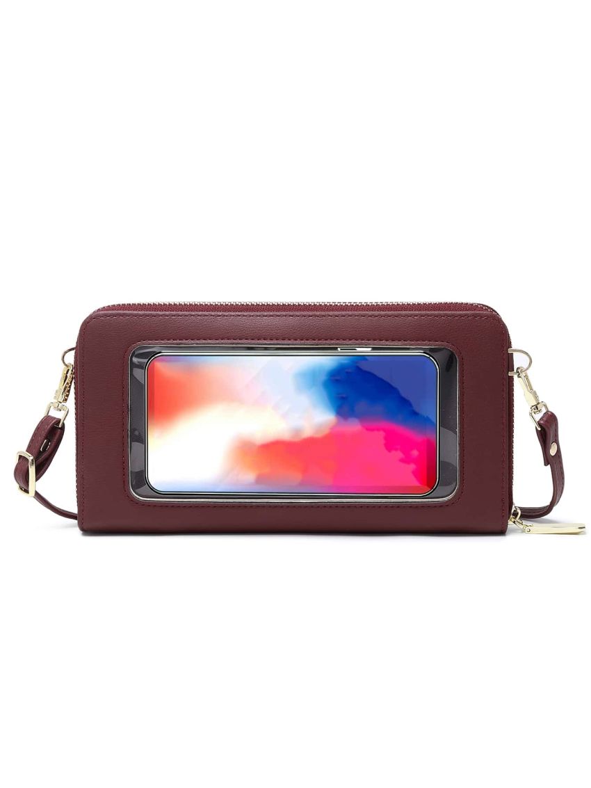 Letter Graphic Phone Wallet