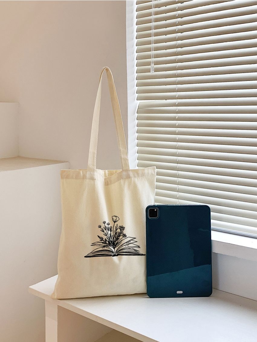 Floral Print Shopper Bag