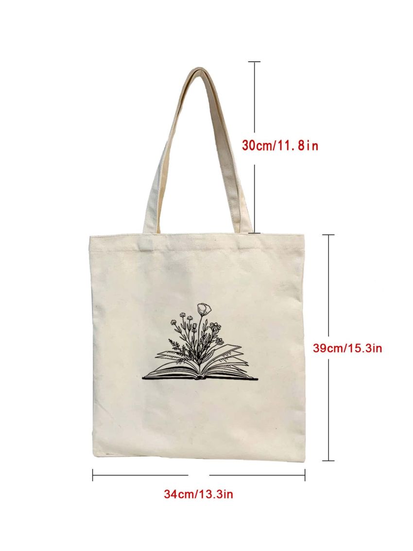 Floral Print Shopper Bag