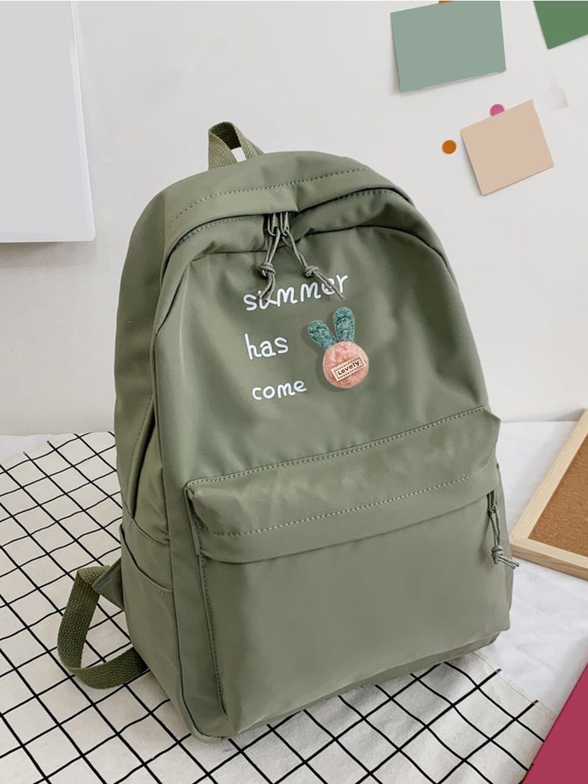 Letter Pattern Functional Backpack