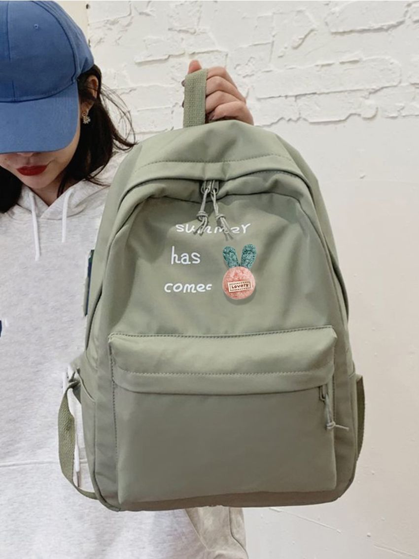 Letter Pattern Functional Backpack