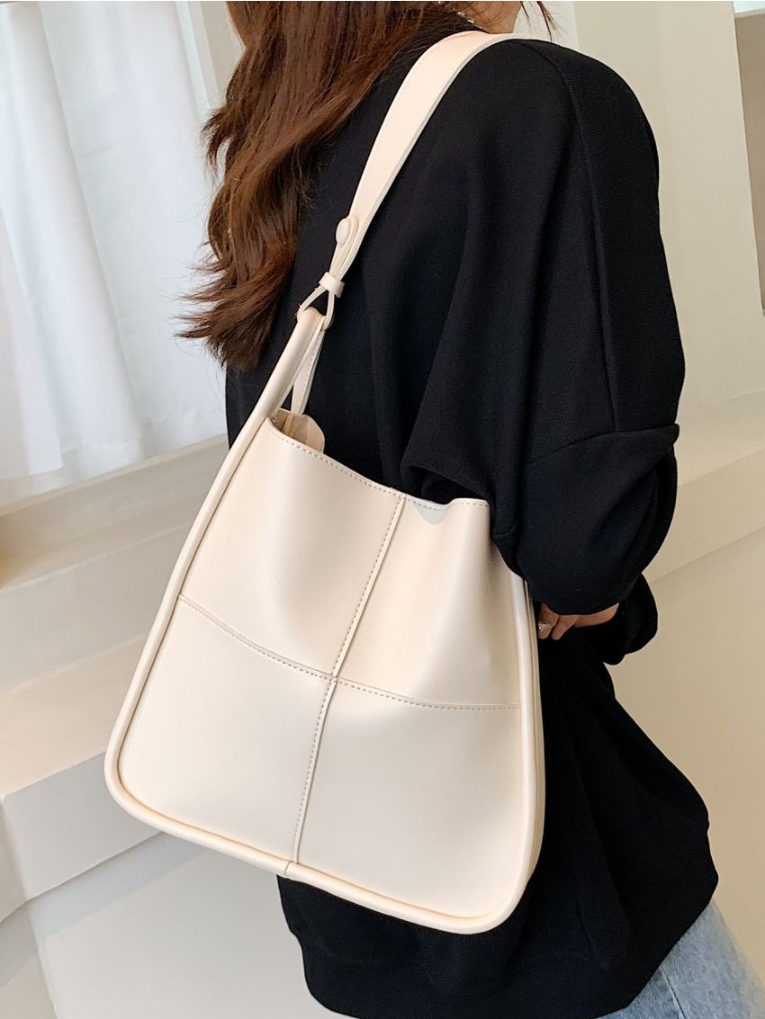 Stitch Detail Square Bag