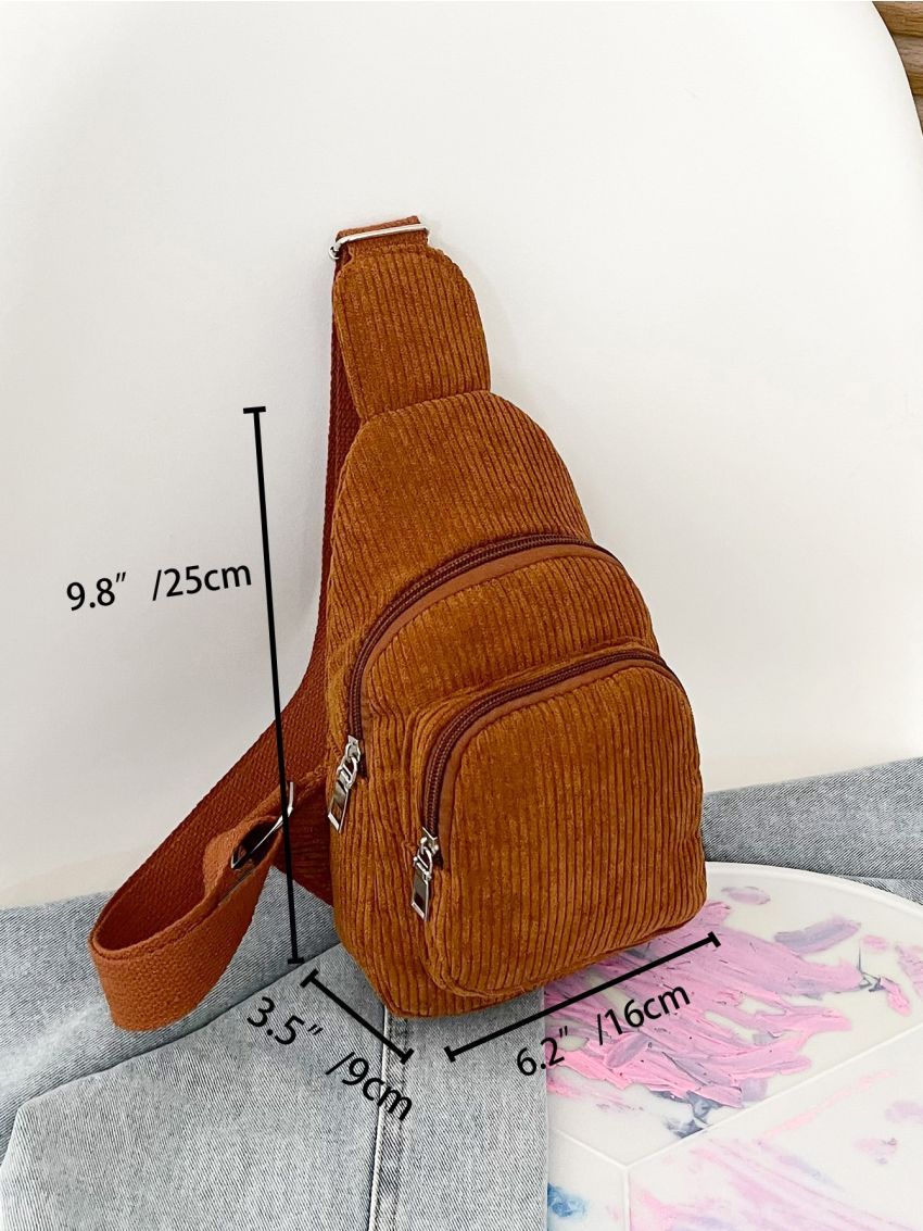 Mini Corduroy Sling Bag