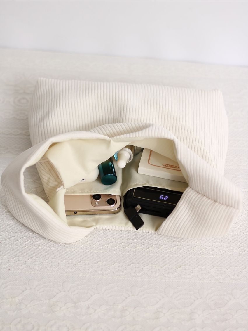 Minimalist Corduroy Hobo Bag