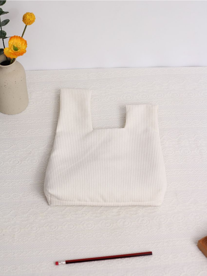 Minimalist Corduroy Hobo Bag