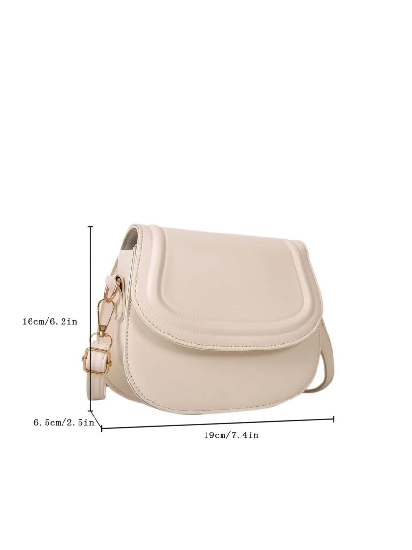 Mini Minimalist Flap Saddle Bag