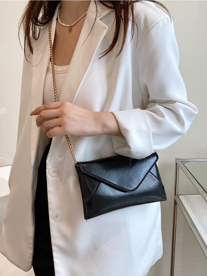 Mini Chain Flap Square Bag