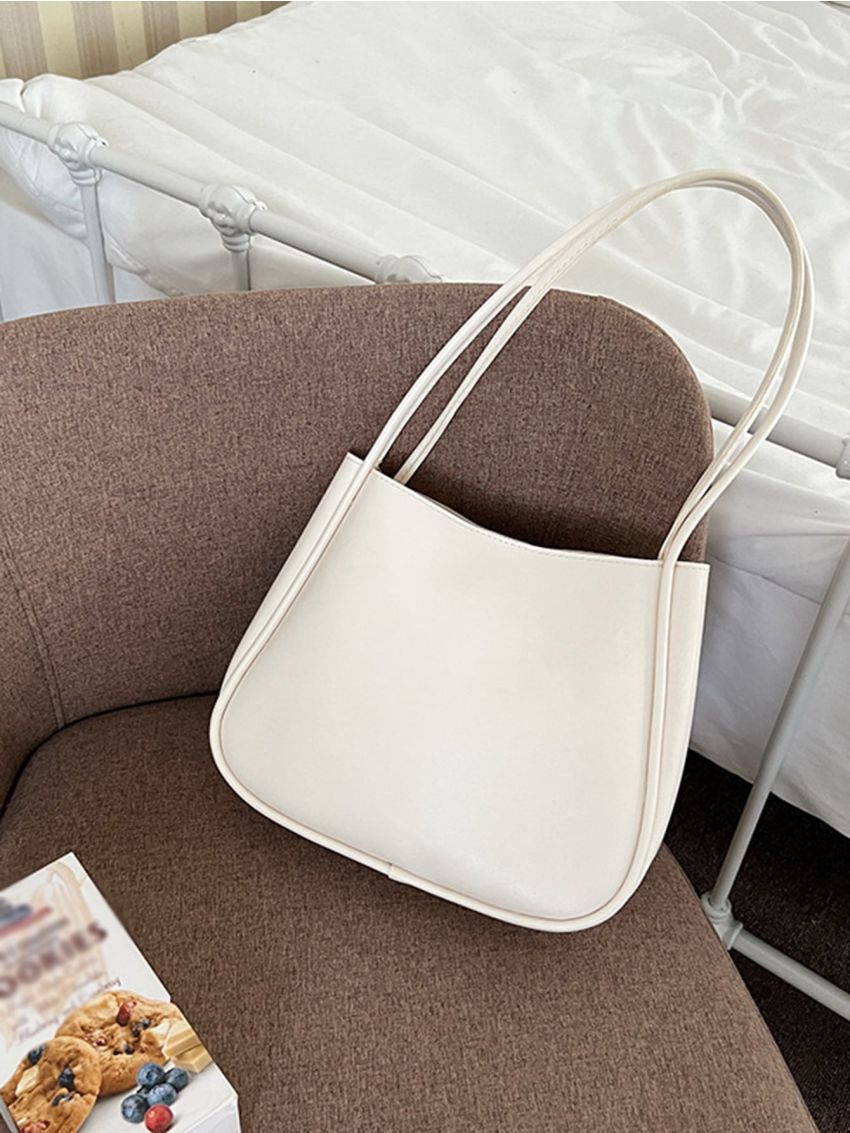 Minimalist Square Bag With Small Pouch