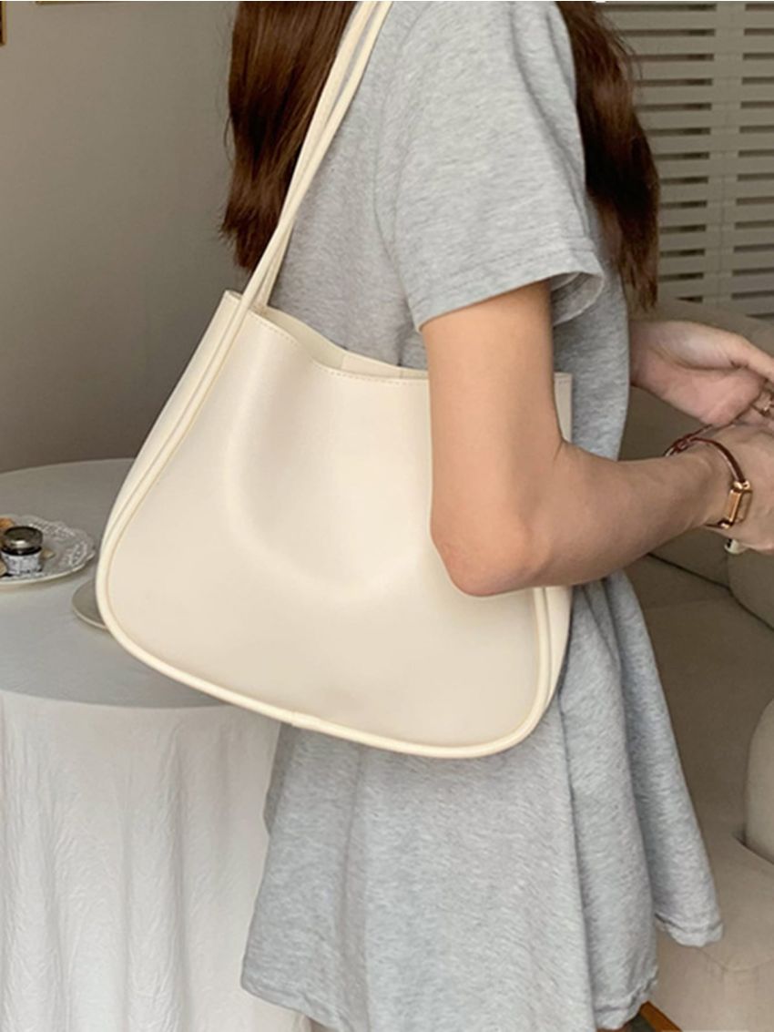 Minimalist Square Bag With Small Pouch