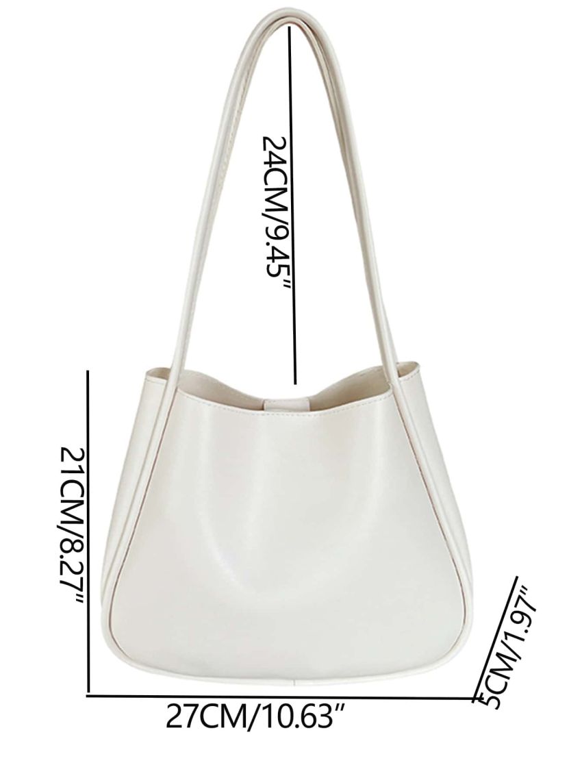 Minimalist Square Bag With Small Pouch