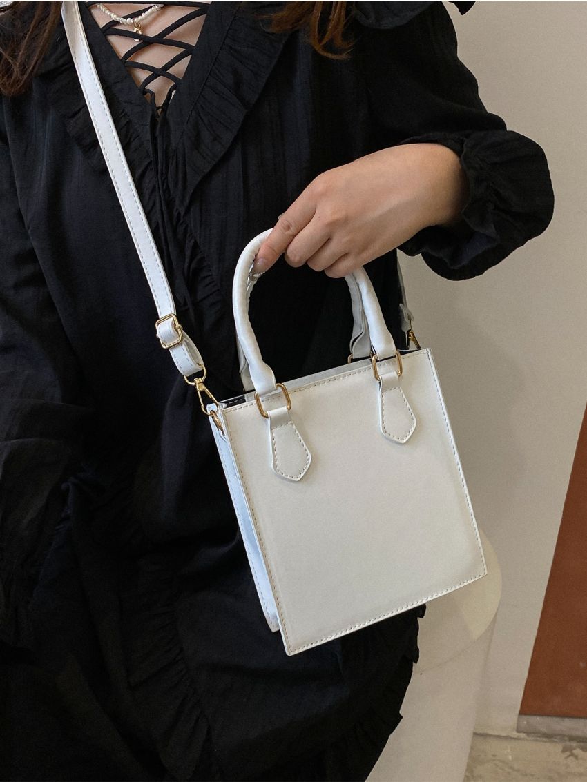 Mini Double Handle Square Bag
