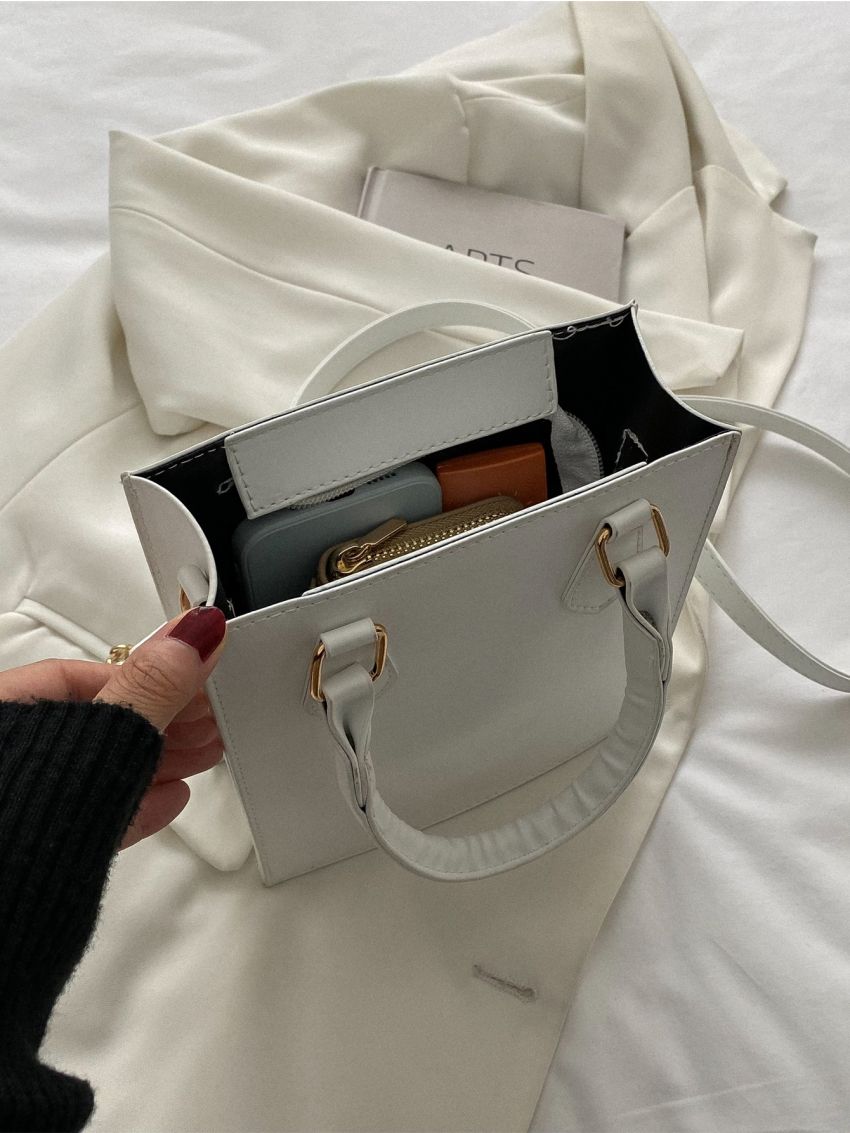 Mini Double Handle Square Bag