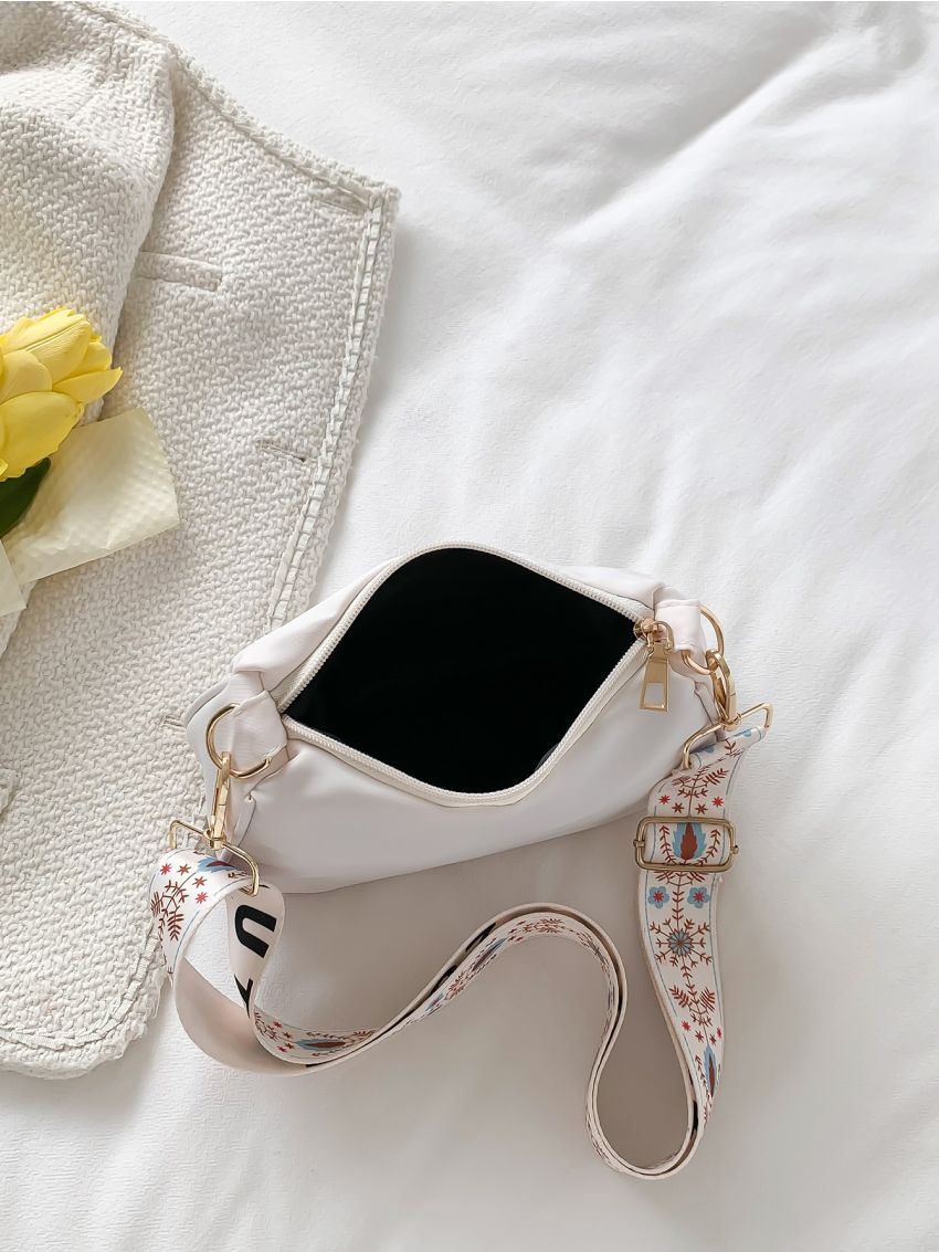 Floral Print Hobo Bag