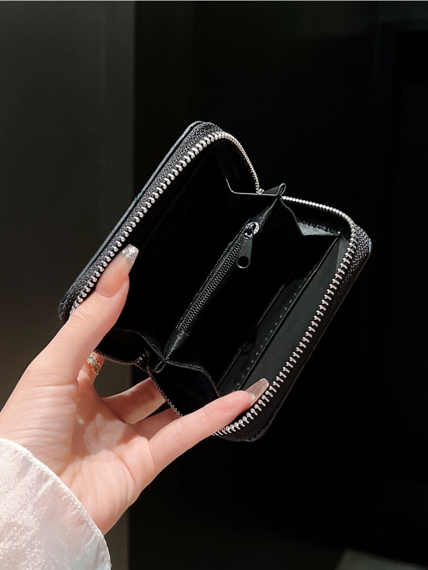 Holographic Lipstick Pattern Coin Purse