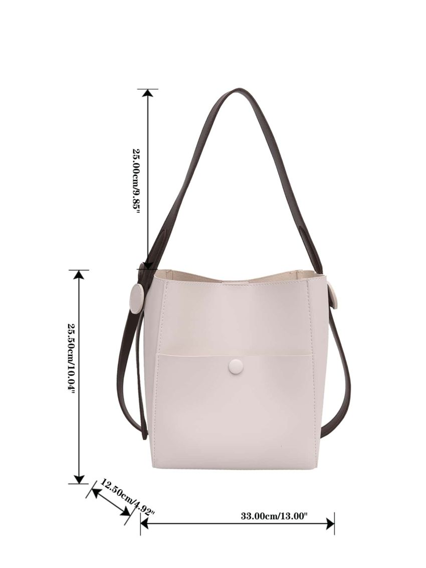 Minimalist Pocket Front Square Bag