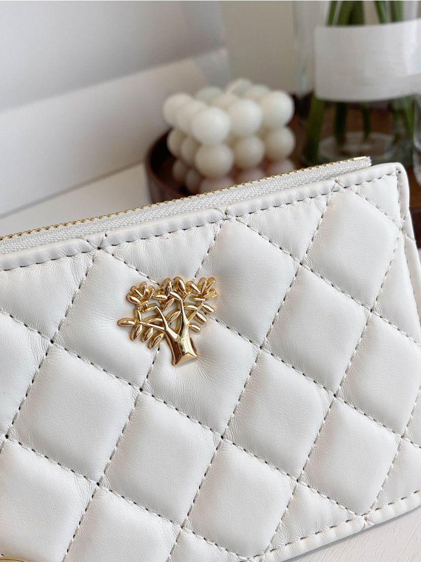 Tree Decor Quilted Coin Purse