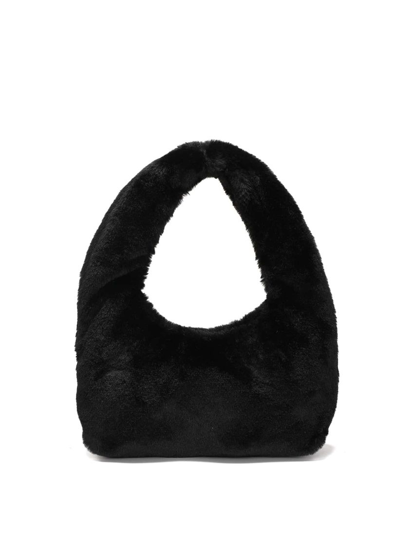 Minimalist Fuzzy Hobo Bag