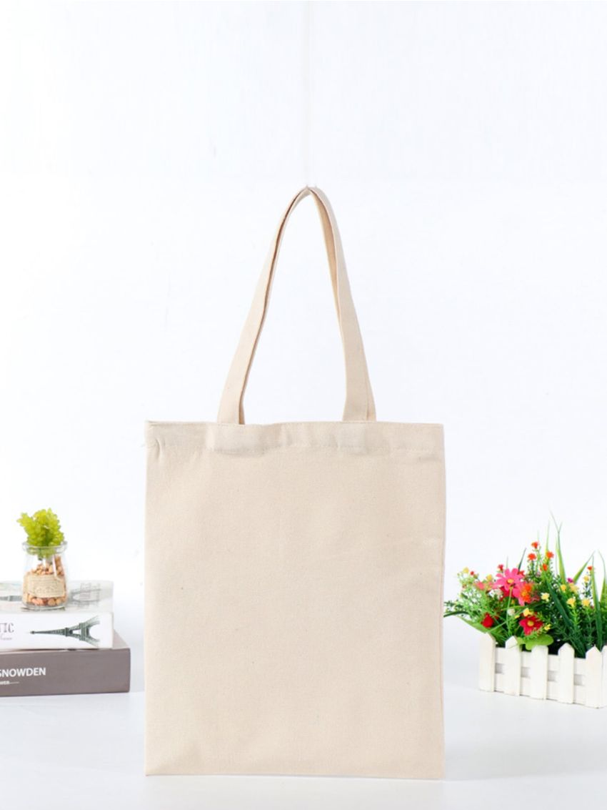 Halloween Pumpkin & Letter Graphic Shopper Bag