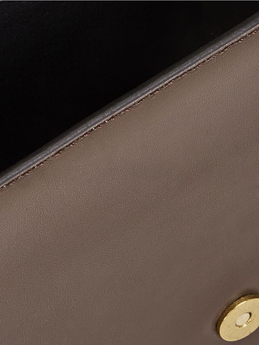 Retro Buckle Decor Flap Square Bag