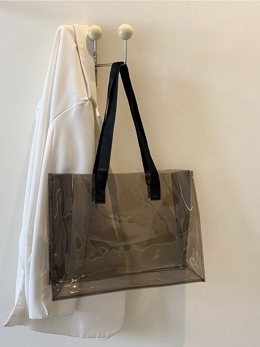 Minimalist Clear Shoulder Tote Bag