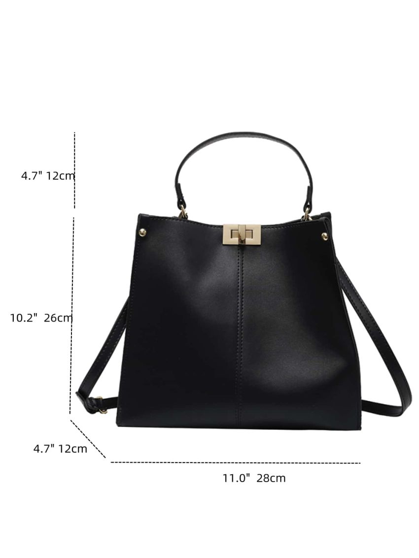 Twist Lock Bucket Bag, Mothers Day Gift For Mom